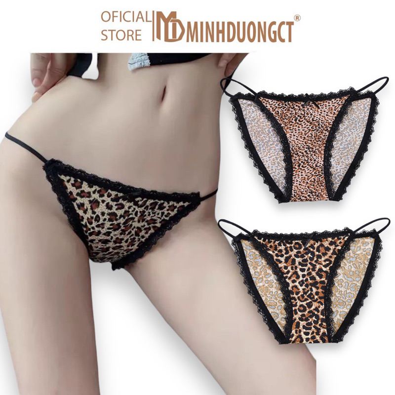 Quần Lót Lọt Khe Họa Tiết Da Báo - Quần Lót Lọt Khe Sexy