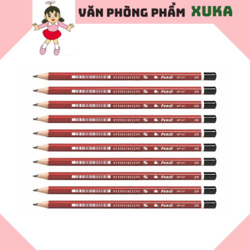 Bút chì 2B Thiên long chính hãng