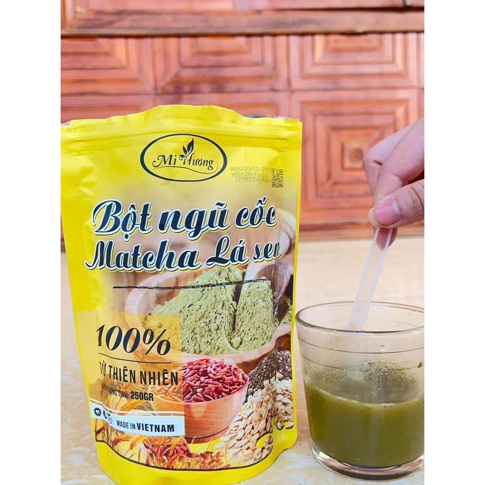 Mị Hương Đánh Bay Mỡ Thừa Ngũ Cốt Giảm Mỡ Mát Cha Lá Sen, Giảm Cân Hương Coffee Sữa