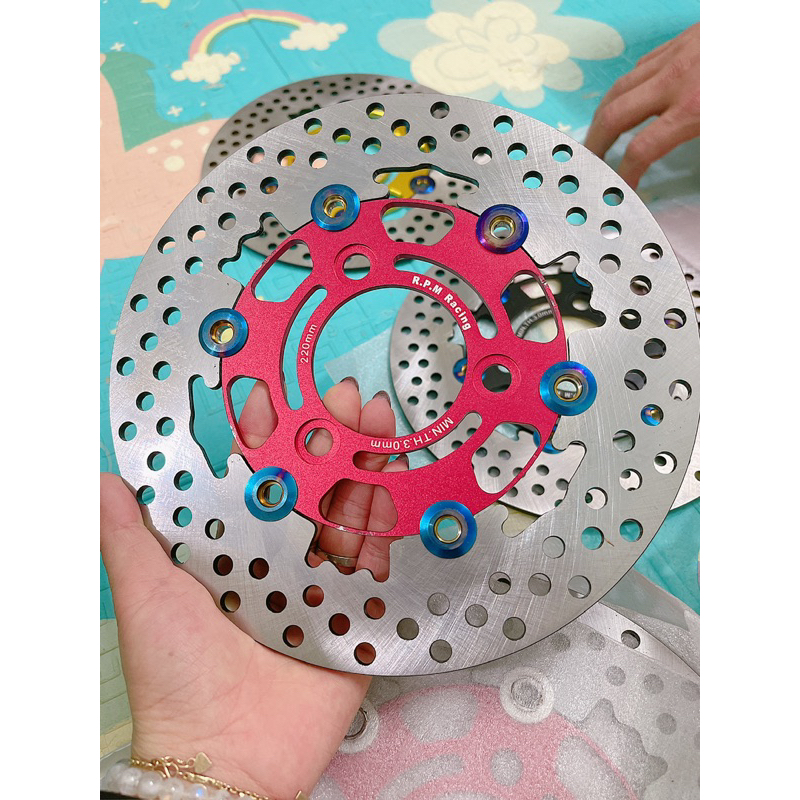 Đĩa phanh độ xe điện 220mm loại đẹp