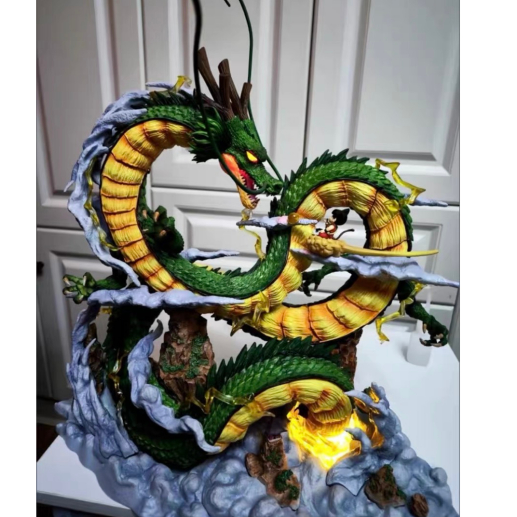 Mô hình rồng thần Trái Đất Shenron và Son Goku phiên bản to nhân vật Dragon ball 7 Viên ngọc rồng