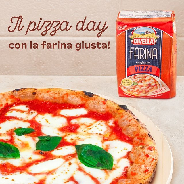 Bột làm Pizza Farina Tipo 00 DIVELLA gói 1Kg [Bột làm bánh Pizza Ý Chính Hãng]
