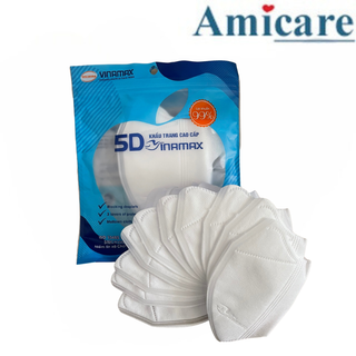 VINAMAX KHẨU TRANG CAO CẤP 5D 1 GÓI ( 10 CÁI)