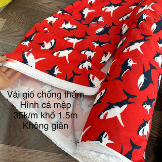 Vải Gió chống thấm , May ga chống thấm- thảm lều bạt-vỏ máy giặt-vải Lót gió - lót gió may áo gió -lót áo vest