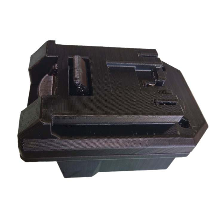 Đế Chuyển Pin Milwaukee M18 Dùng cho Máy Bosch 18V In Nhựa Chịu Lực Siêu Cứng - Bộ Chuyển Milwaukee sang Bosch