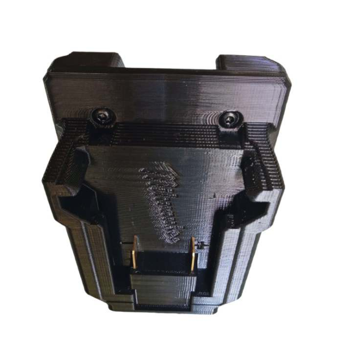 Đế Chuyển Pin Milwaukee M18 Dùng cho Máy Bosch 18V In Nhựa Chịu Lực Siêu Cứng - Bộ Chuyển Milwaukee sang Bosch