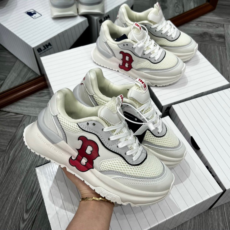 Giày thể thao MLB Bigball Chunky Lite Sd trắng đen - Bản Cao Cấp Nhất
