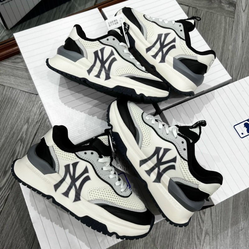 Giày thể thao MLB Bigball Chunky Lite Sd trắng đen - Bản Cao Cấp Nhất