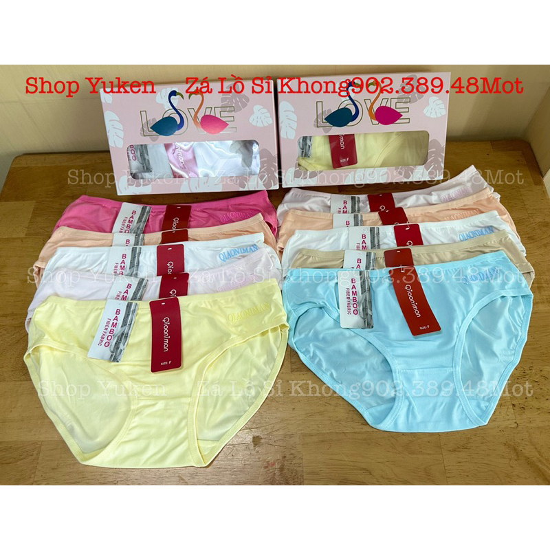 Quần Lót Cotton Kháng Khuẩn Cho Bé-Hộp 5 Quần Chíp Đủ Màu Siêu Xinh