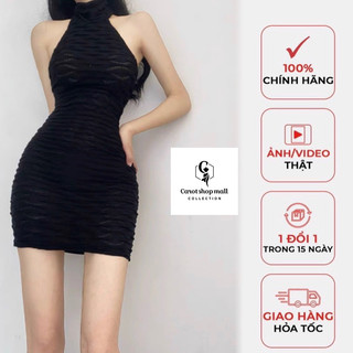 Đầm xốp yếm body - carotshop