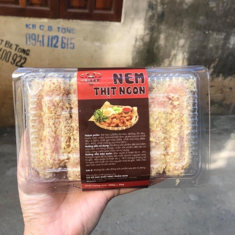 Nem chua rán Hà Nội hộp 20 cái