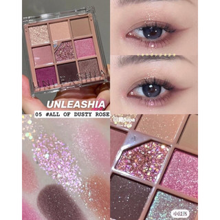Bảng phấn mắt 9 màu UNLEASHIA Glitter Eye Palette