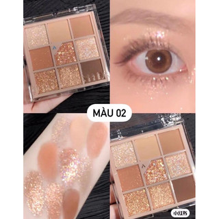 Bảng phấn mắt 9 màu UNLEASHIA Glitter Eye Palette