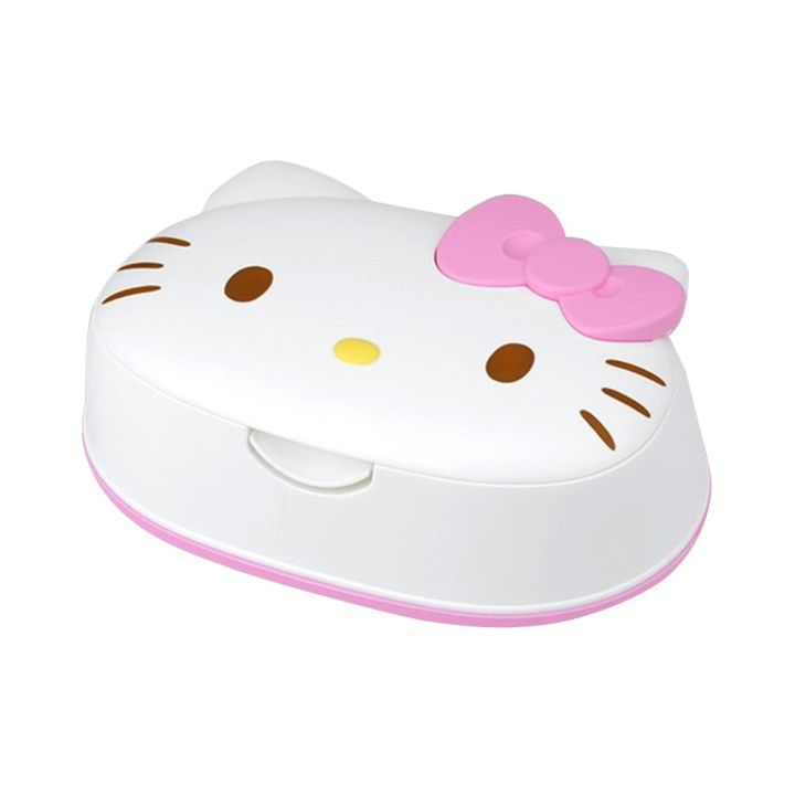 Hộp đựng giấy ướt Hello Kitty (không kèm giấy ướt)
