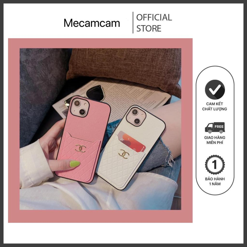 Case nhám ví quả trám logo chanel
