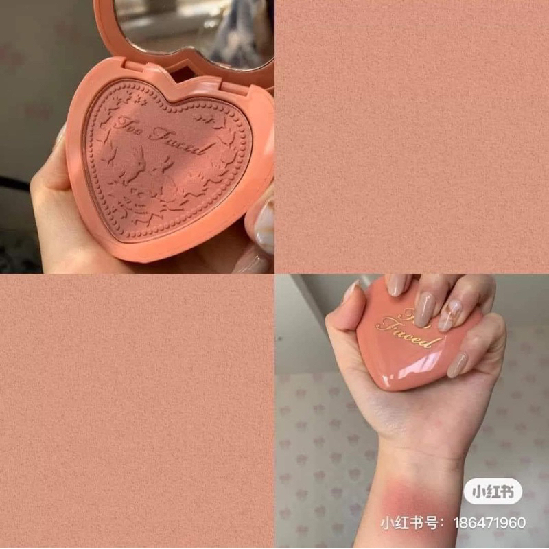 Phấn má Too Faced fullsize màu Love Hangove, Baby Love