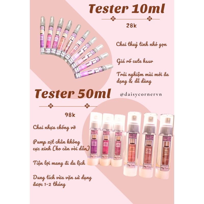 Moodscentz - Xịt thơm toàn thân Body Mist Victoria’s Secret Pink - Invigorate - Relax - Happy