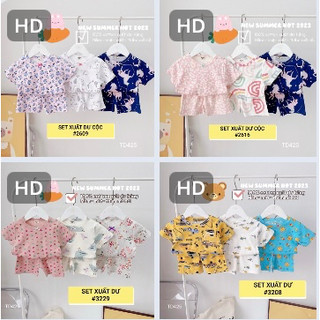 Set 3 bộ xuất dư bé gái - ảnh thật bộ đồ shop tự chụp