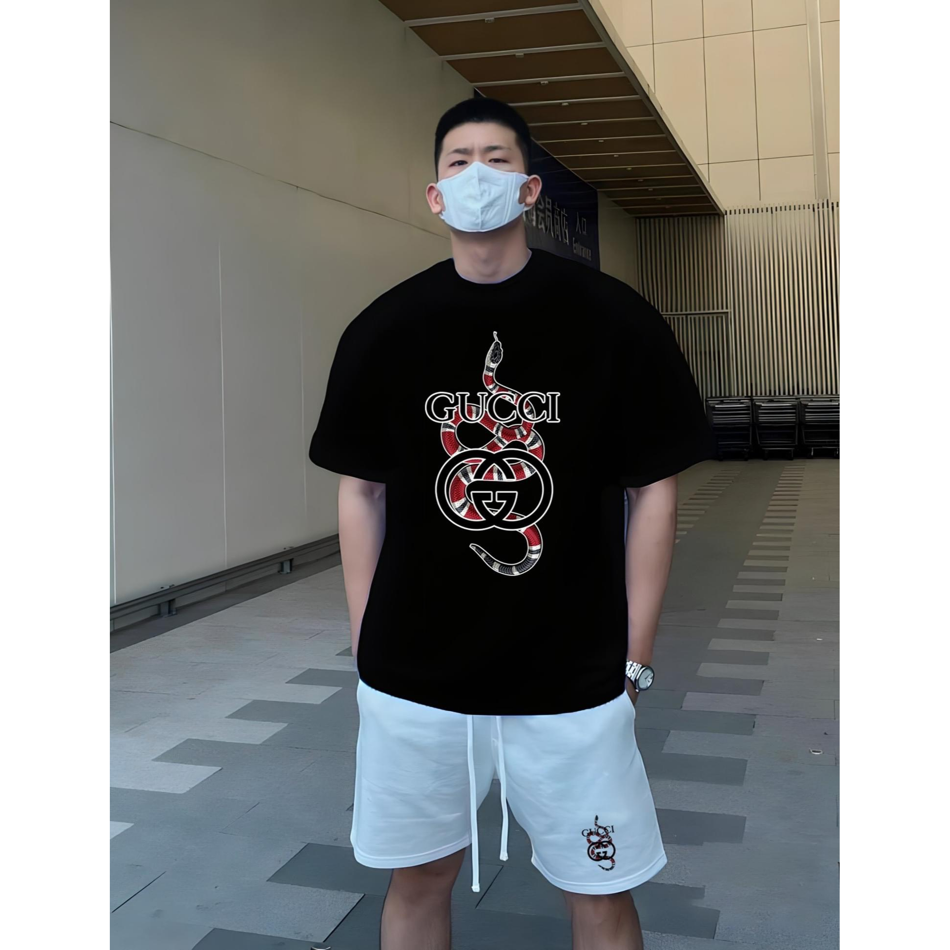 Bộ Thể Thao , Bộ Hè Nam Nữ ICON Phối Hai Màu Đen Trắng | BigBuy360 - bigbuy360.vn