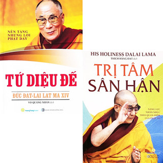 Sách - combo tứ diệu đế - nền tảng những lời phật dạy + trị tâm sân hận