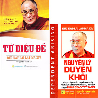 Sách - combo tứ diệu đế - nền tảng những lời phật dạy + nguyên lý duyên khởi