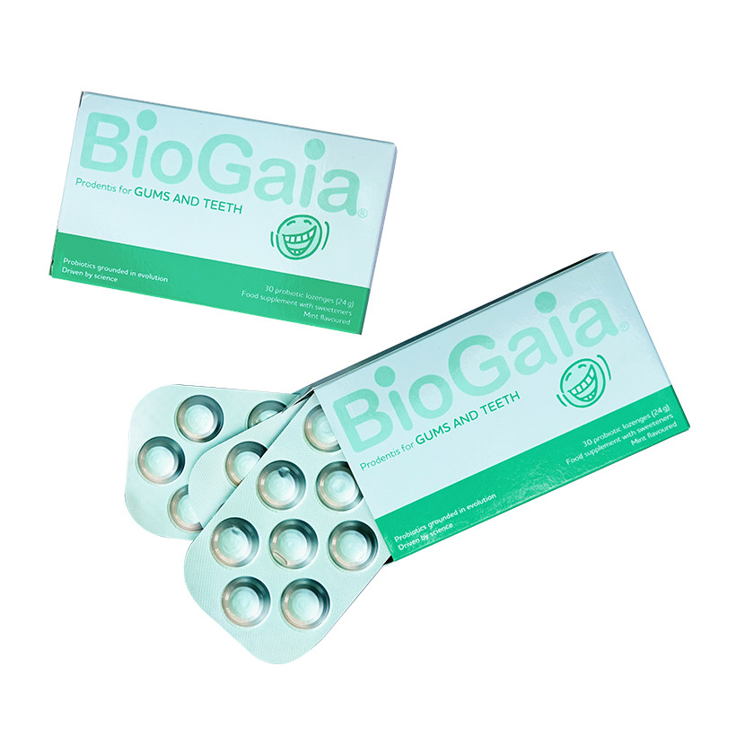 Viên ngậm nha khoa Biogaia Prodentis giúp hôi miệng, nhiệt miệng, chảy máu chân răng