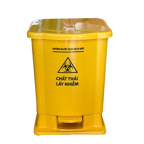 Thùng rác y tế đạp trung 15 lít
