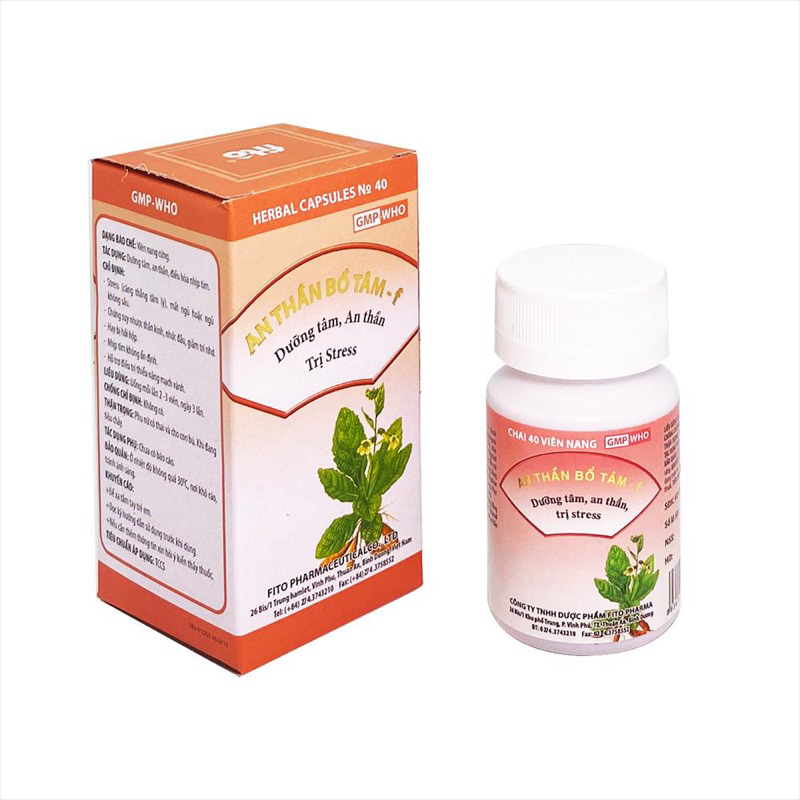 AN THẦN BỔ TÂM F C40Viên.