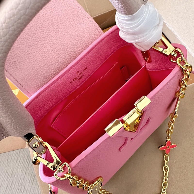 Túi LV Capucines mini chất liệu da bò kích thước 21cm cá tính