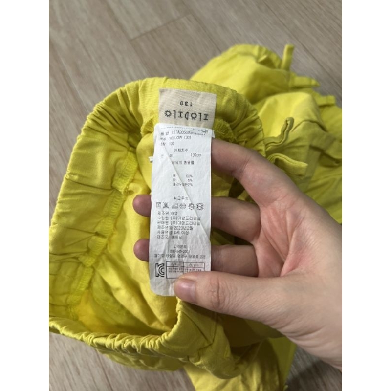 Short linen bé gái  xuất Hàn size 140