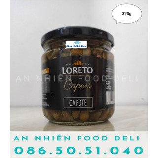 Nụ Bạch Hoa Ngâm Capers Loreto 320 GM