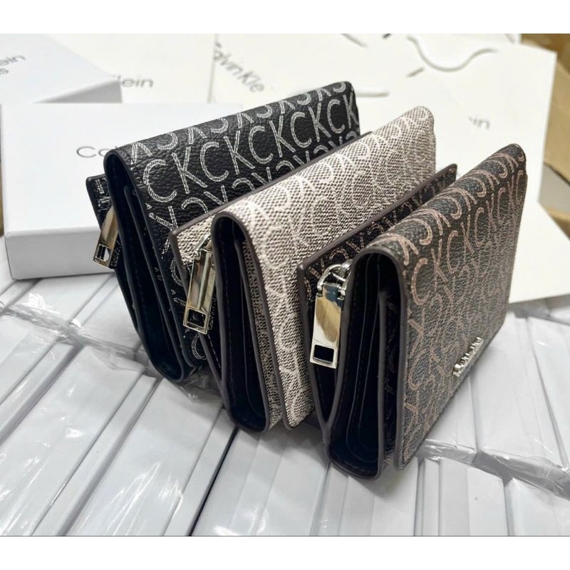 VÍ CALVIN KLEIN LOGO WALLET