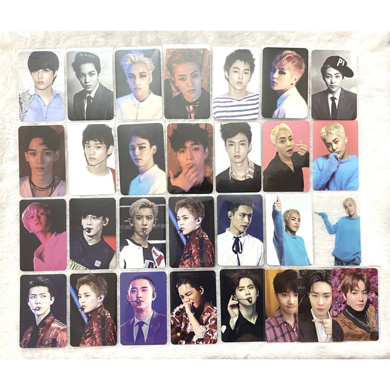 EXO PHOTOCARD - CARD ẢNH EXO BAEKHYUN, SUHO, SEHUN, CHANYEOL, CHEN, KAI, LAY, XIUMIN, D.O. OFFICIAL