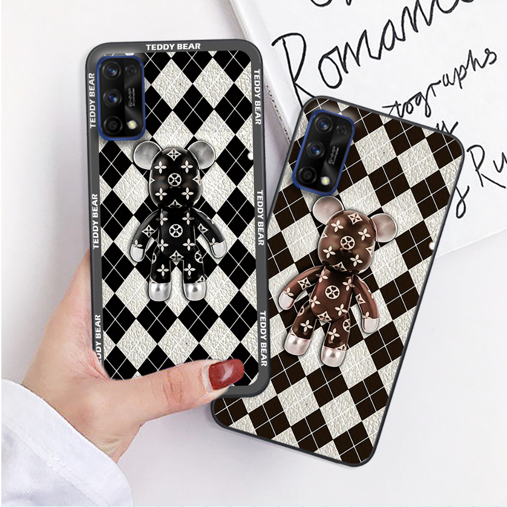 Ốp lưng Realme 7 / Realme 7 Pro in hình gấu bear, kaws/ Ốp bearbrick cao cấp mới nhất