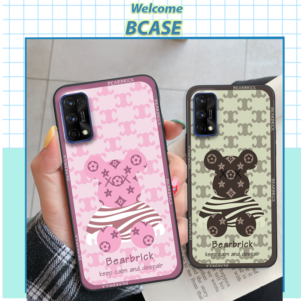 Ốp lưng Realme 7 / Realme 7 Pro in hình gấu bear, kaws/ Ốp bearbrick cao cấp mới nhất
