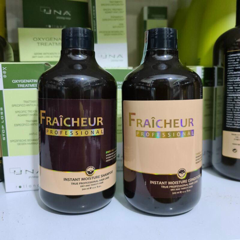 Cặp gội xả dưỡng ẩm phục hồi nước hoa fraicheur 500mlx2