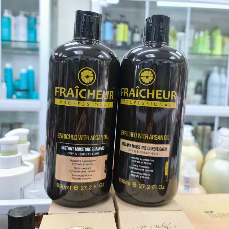 Cặp gội xả dưỡng ẩm phục hồi nước hoa fraicheur 500mlx2