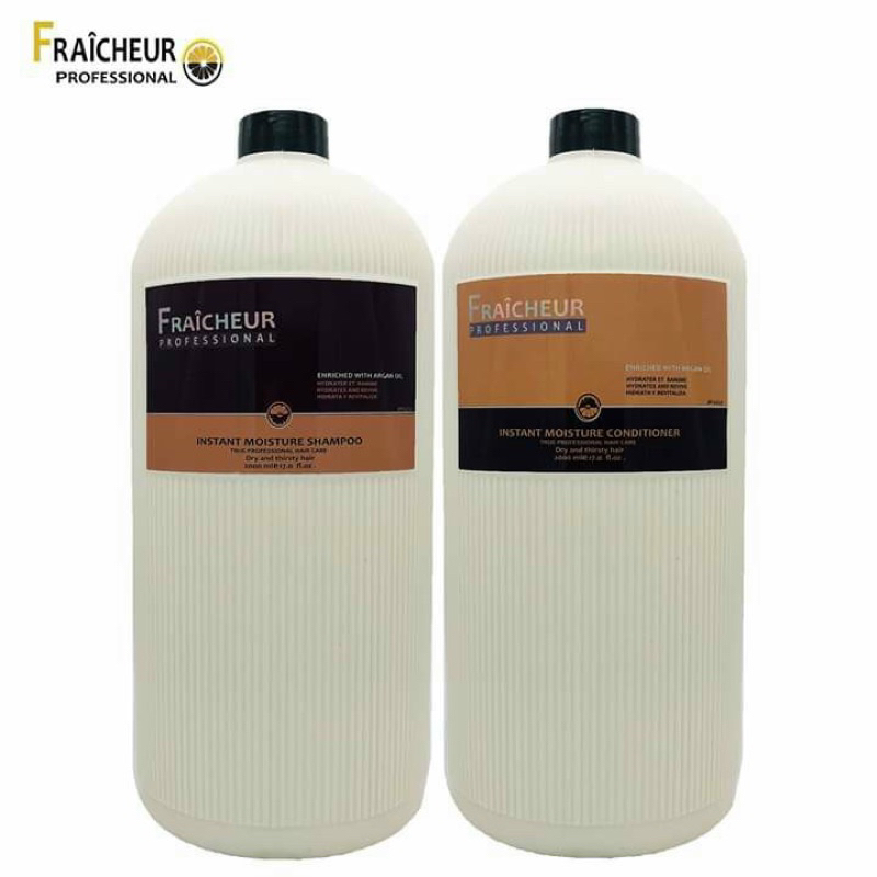 Cặp gội xả dưỡng ẩm phục hồi nước hoa fraicheur 500mlx2