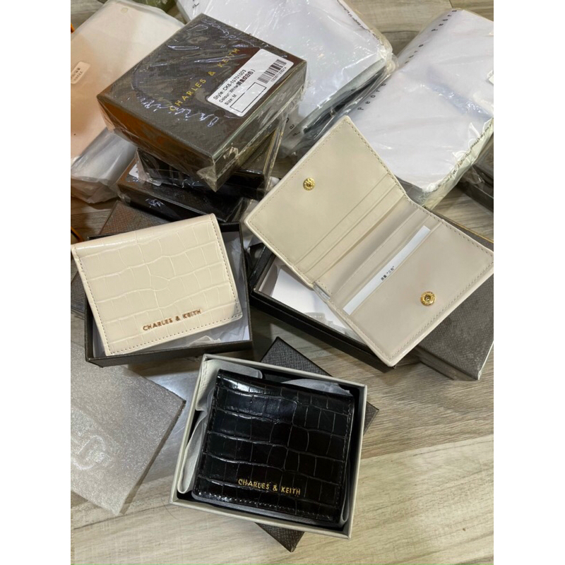 Ví gập mini da rắn full box