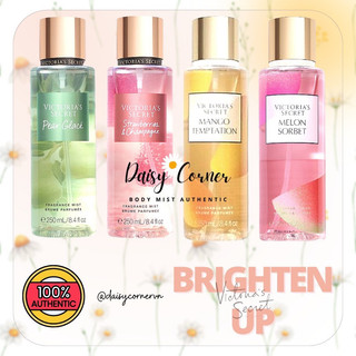 [🇺🇸 Bill Mỹ] Brighten Up - Xịt thơm Body Mist Victoria’s Secret - Strawberries - Melon Sorbet - Pear Glace - Mango Tempt