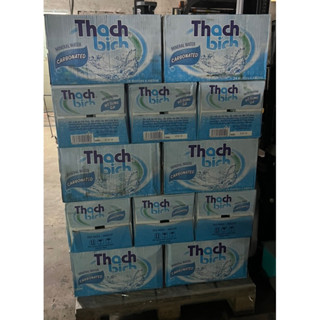 Nước Thạch Bích lạt có ga, 1 thùng 24 chai