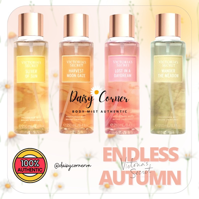 Endless Autumn Limited Edition | Xịt thơm Body Mist Victoria’s Secret |Harvest Moon Gaze |Lost In A Daydream
