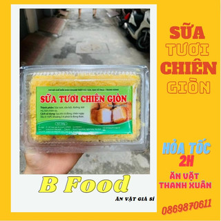 Sữa tươi chiên,bánh sữa tươi chiên giòn ngon