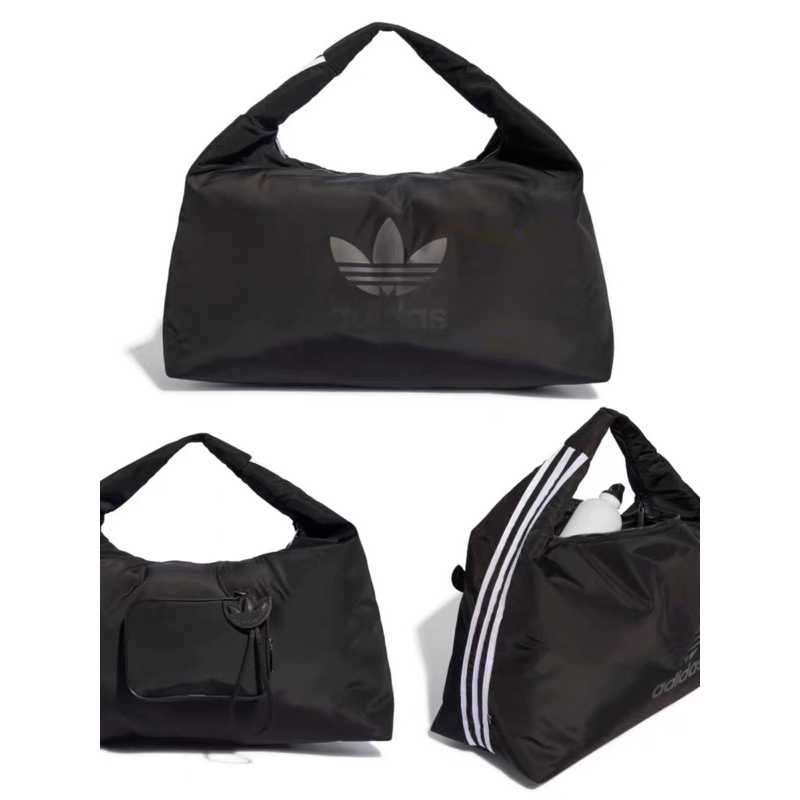 TÚI SHOULDER BAG VẢI DÙ SỌC KÈM VÍ NHỎ