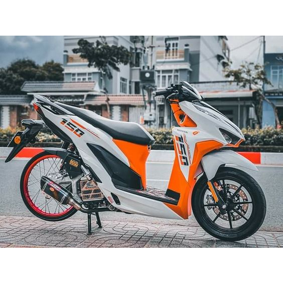 TEM VARIO 150 TRẮNG CAM THÁI LAN