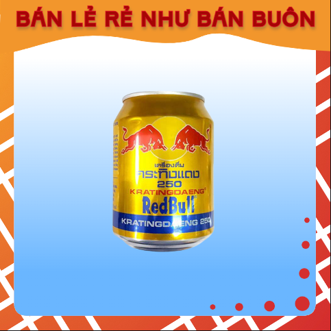 Bò Húc RedBull Thái Lan lon 250ml