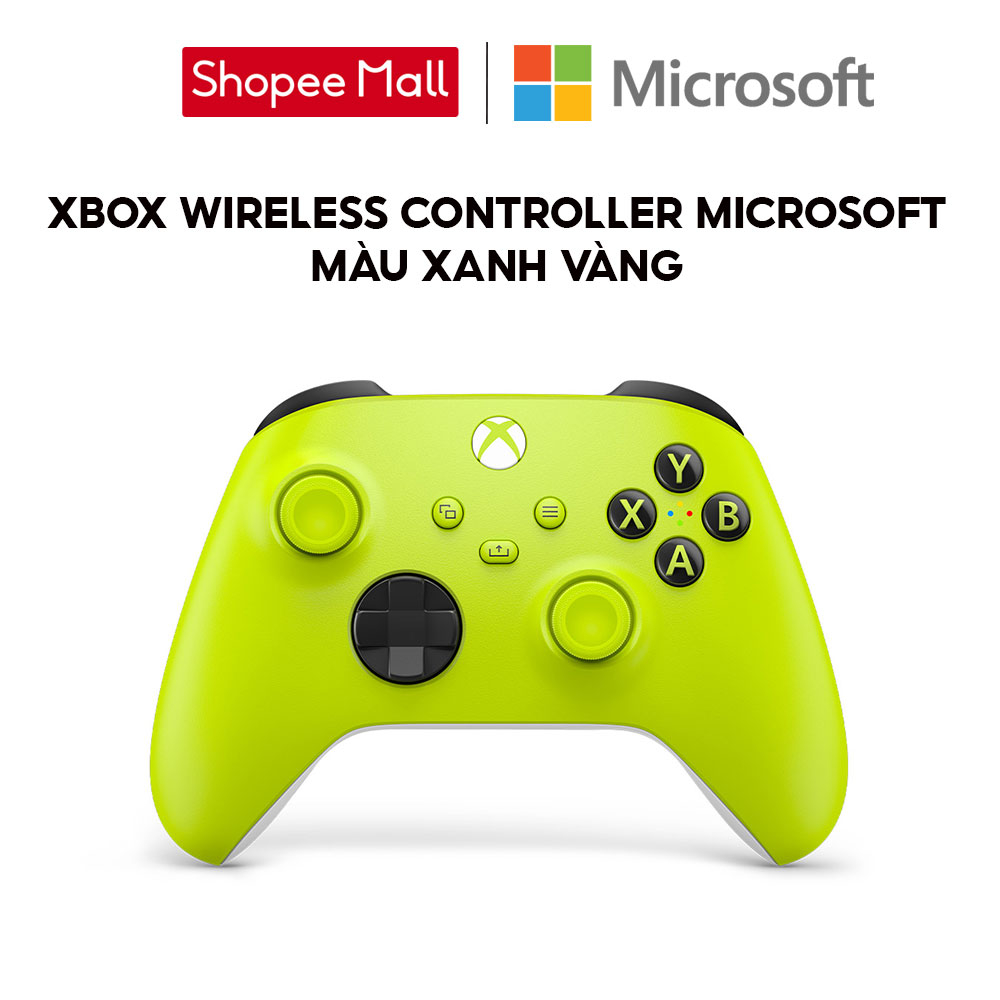 Tay cầm Xbox Wireless Controller Microsoft màu xanh vàng