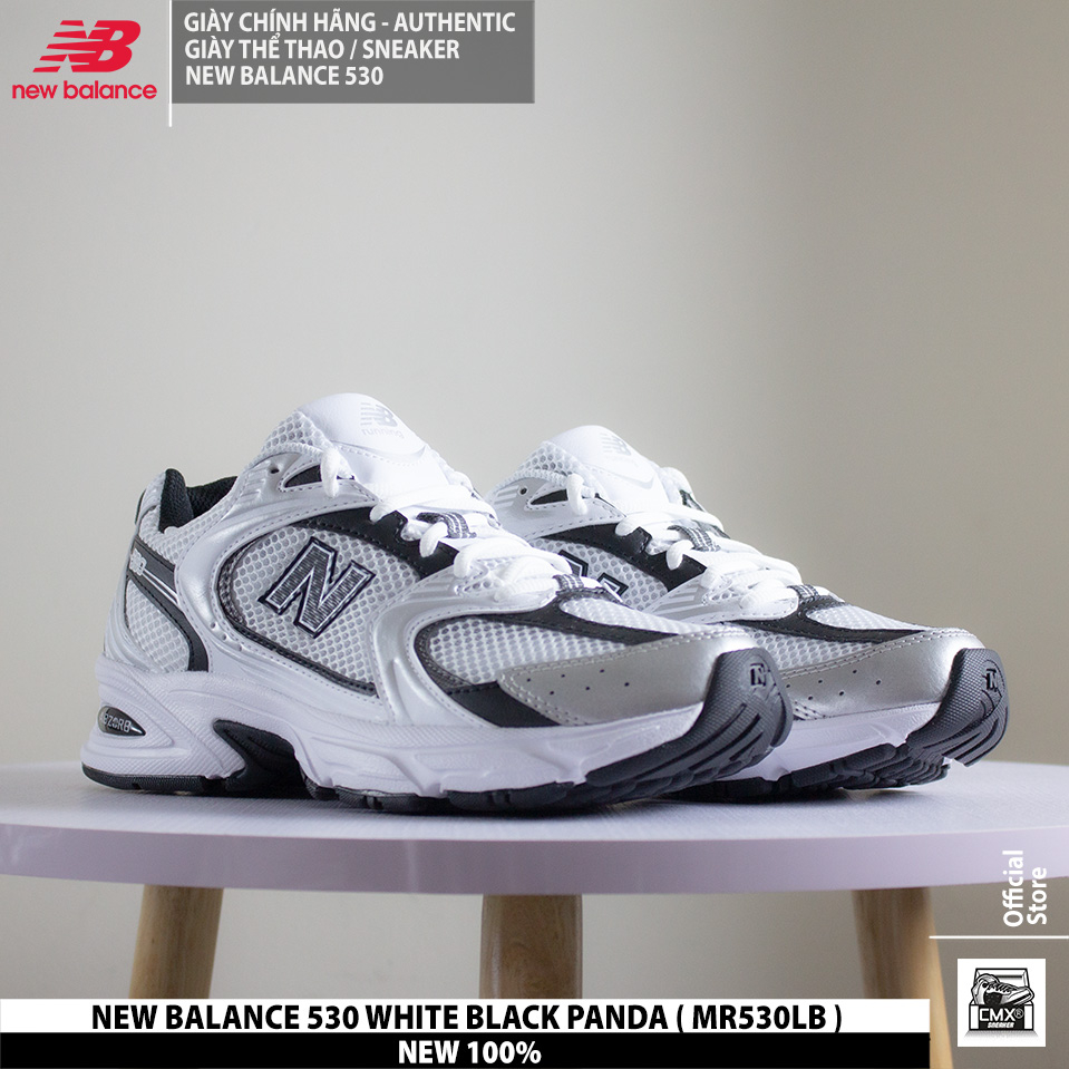 Giày New Balance 530 WHITE SILVER BLACK  - REAL AUTHETIC 100%