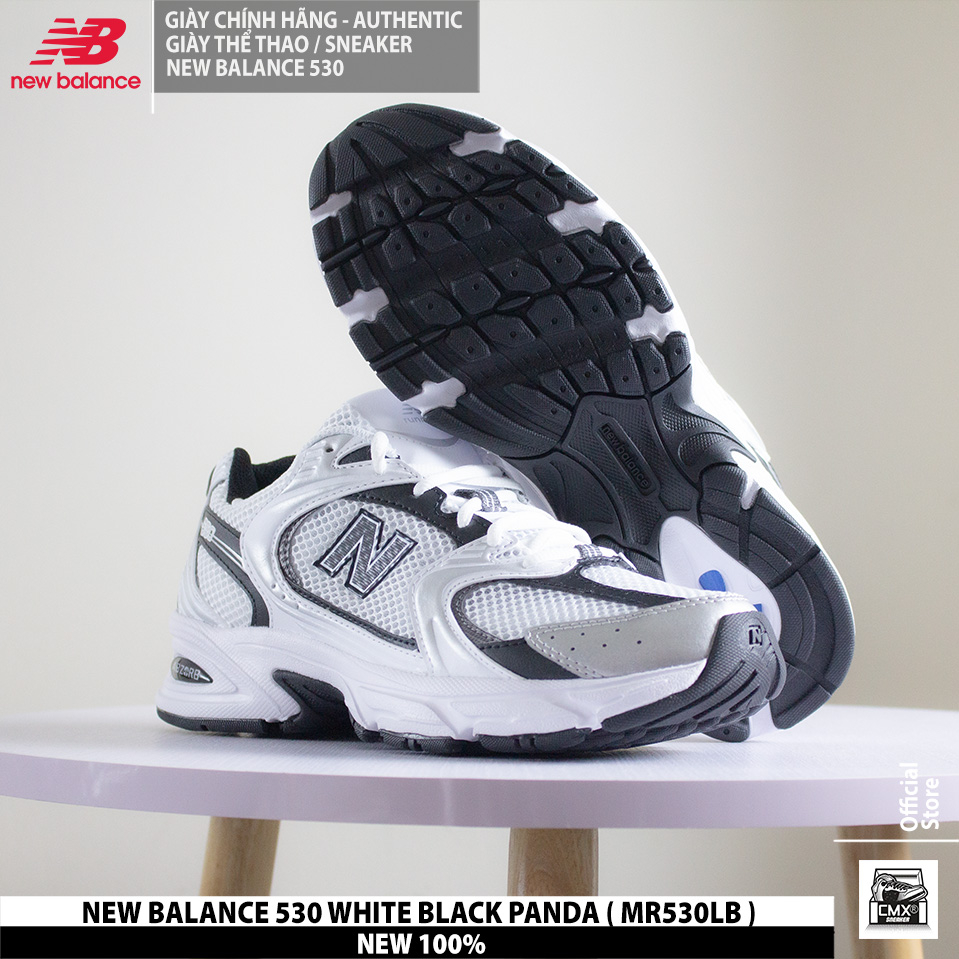Giày New Balance 530 WHITE SILVER BLACK  - REAL AUTHETIC 100%