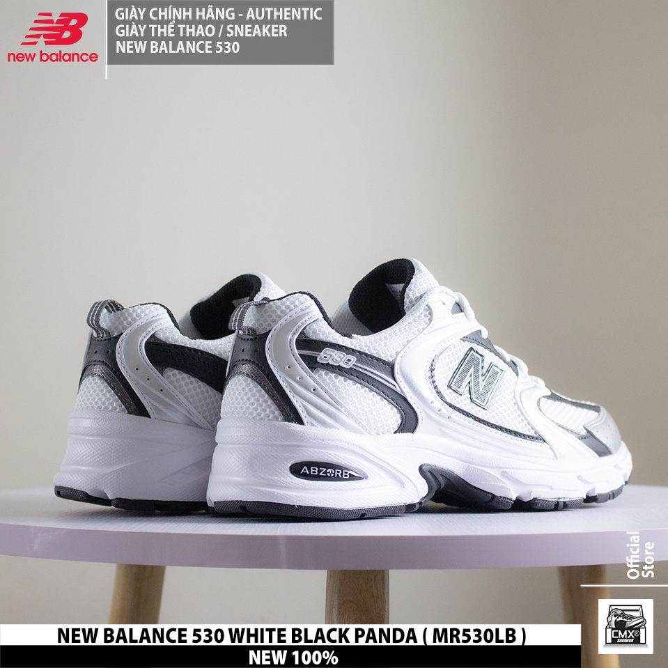Giày New Balance 530 WHITE SILVER BLACK  - REAL AUTHETIC 100%